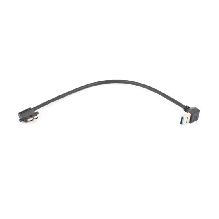 Cavo ricarica USB 3.0 gomito maschio a micro USB 27 cm