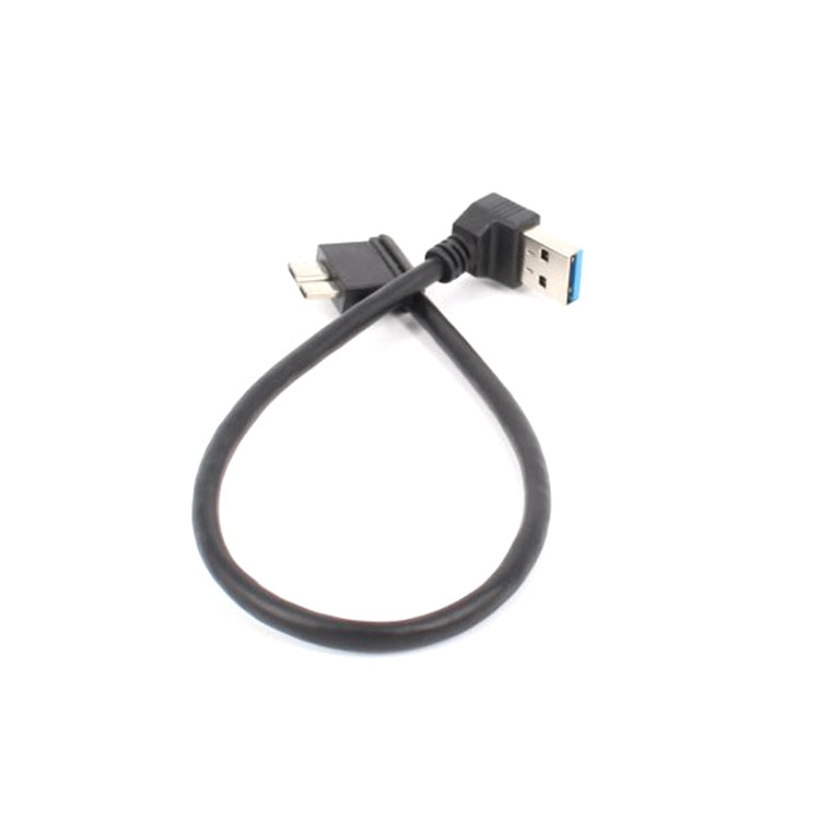 Cavo ricarica USB 3.0 gomito maschio a micro USB 27 cm