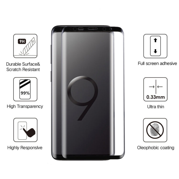 Pellicola vetro temperato 0,33 mm per Galaxy S9 9H