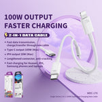 Cavo USB-C 2 in 1 100 W da 1,2 m per iPhone 15 e 16 - immagine 3