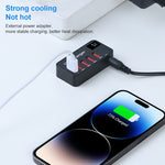 Caricabatterie rapido USB 12V con display digitale