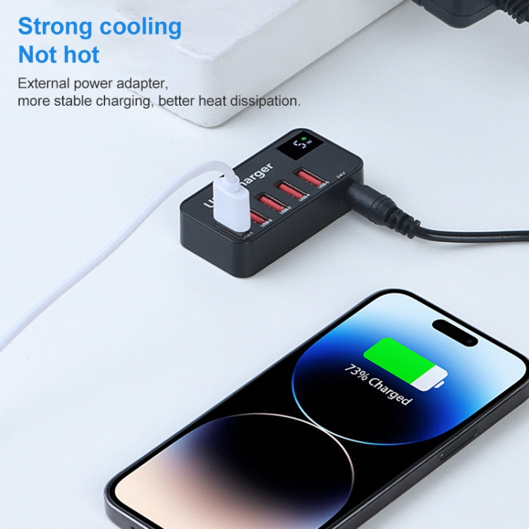 Caricabatterie rapido USB 12V con display digitale