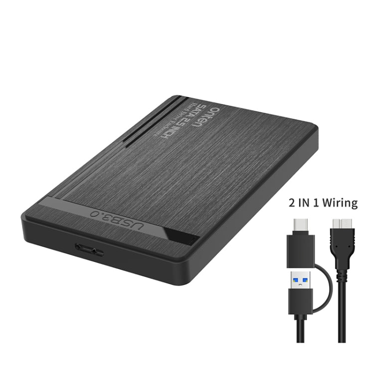 Custodia per disco rigido esterno 2,5" USB 3.0 con cavo 2 in 1