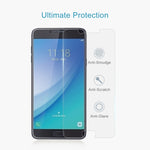 Pellicola in vetro temperato 9H per Galaxy C7 Pro 10 pezzi