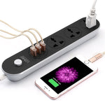 Multipresa da viaggio LDNIO SC3301 con 3 USB e 3 prese - immagine 11