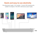 Multipresa da viaggio LDNIO SC3301 con 3 USB e 3 prese - immagine 6
