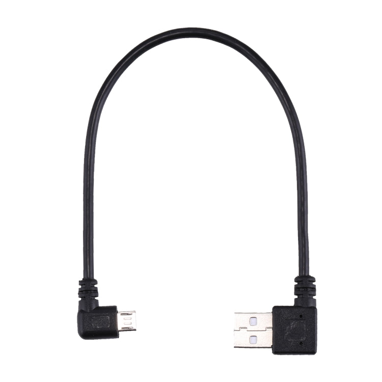 Cavo ricarica USB a micro USB 24 cm con doppio gomito
