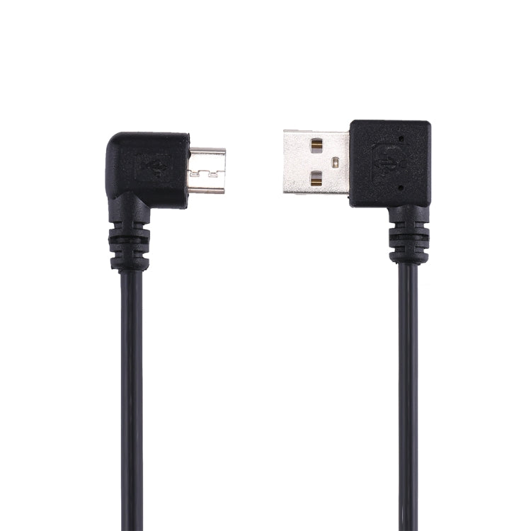 Cavo ricarica USB a micro USB 24 cm con doppio gomito