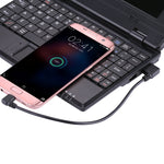 Cavo ricarica USB a micro USB 24 cm con doppio gomito