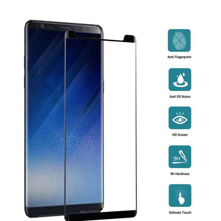 Pellicola vetro temperato curva 3D per Samsung Note 8