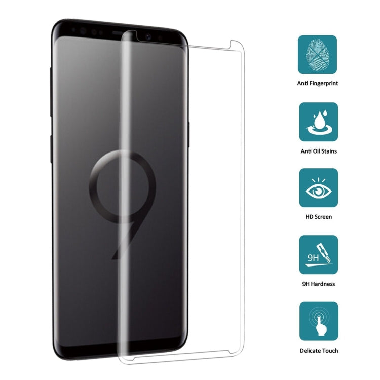 Pellicola in vetro temperato curva per Samsung Galaxy S9 Plus