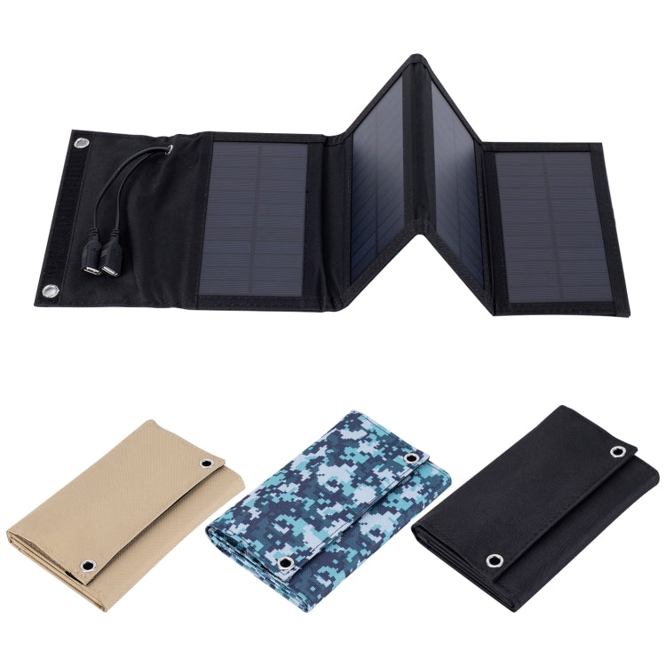 Caricatore solare pieghevole 7W con doppia porta USB 5V