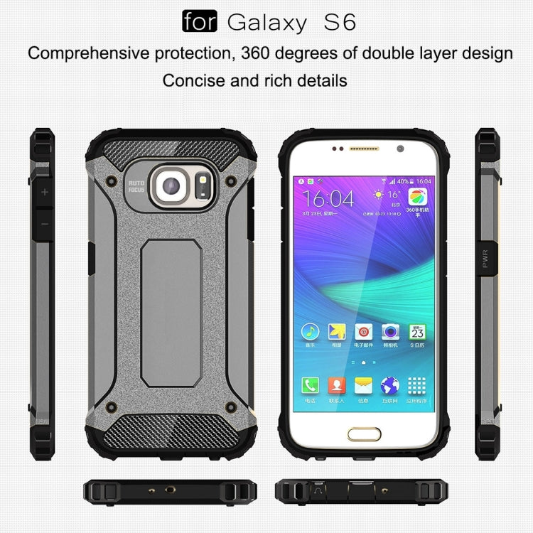 Custodia combinata TPU e PC per Samsung Galaxy S6 G920