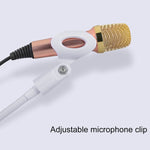 Clip microfono con supporto smartphone regolabile in alluminio - immagine 4