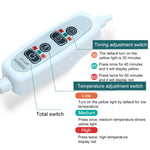 Maschera occhi riscaldante in seta con ricarica USB