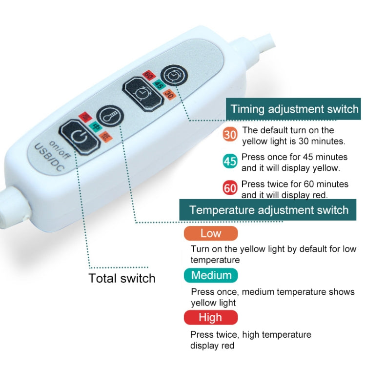 Maschera occhi riscaldante in seta con ricarica USB