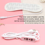 Maschera occhi riscaldante in seta con ricarica USB