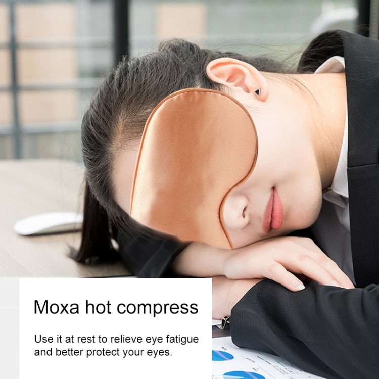 Maschera occhi riscaldante in seta con ricarica USB