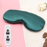 Maschera occhi riscaldante in seta con ricarica USB