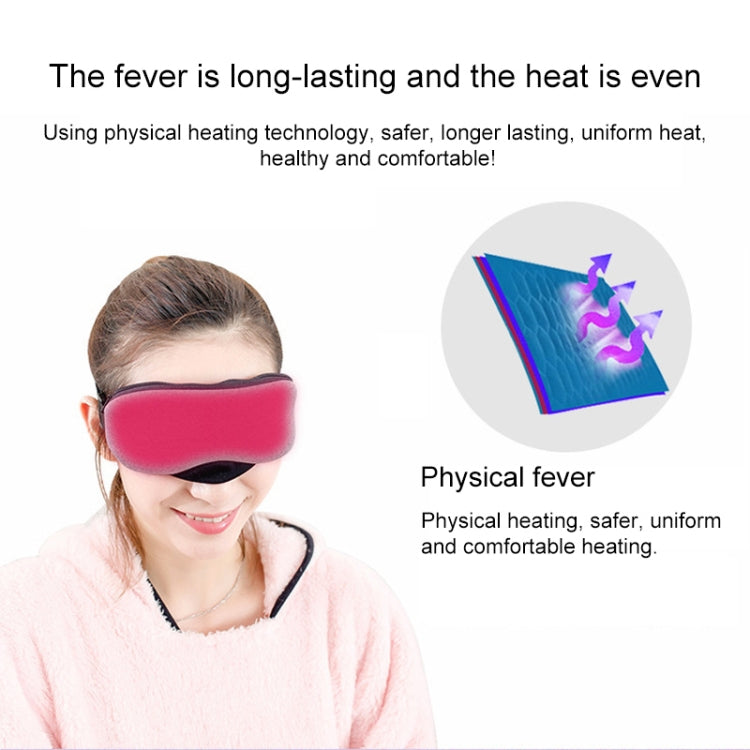 Maschera per occhi riscaldante con vapore e ricarica USB