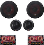 Kit Car audio sistema a 2 vie 450W con tweeter e woofer