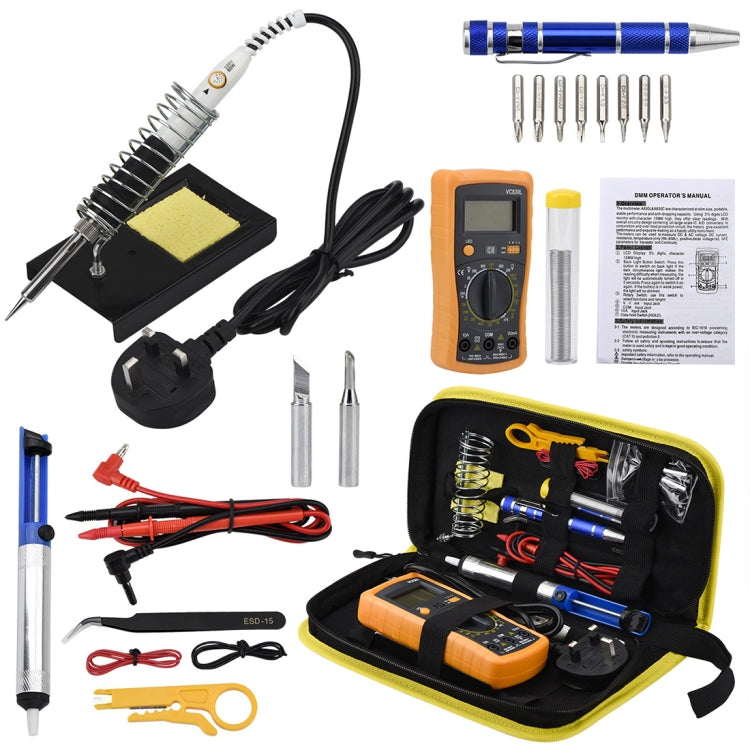 Kit da stiro elettrico 15 in 1 con multimetro 60W 50Hz