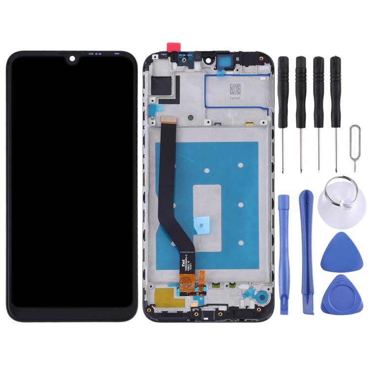Schermo LCD e digitalizzatore assemblato completo con cornice per Huawei Y7