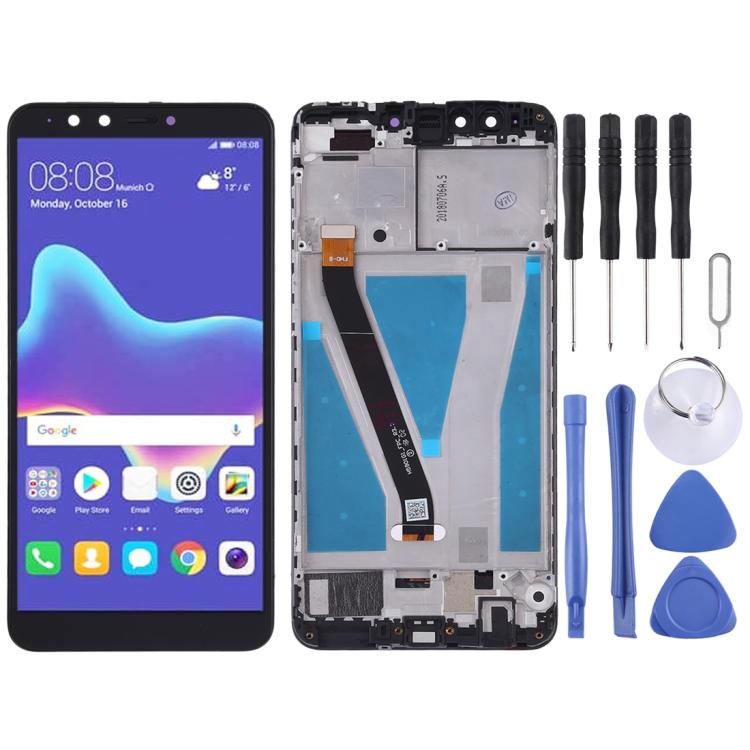 Schermo LCD e digitalizzatore assemblaggio completo con cornice per Huawei Enjoy
