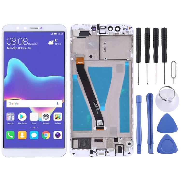 Schermo LCD e digitalizzatore assemblaggio completo con cornice per Huawei Enjoy