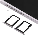 Vassoio Micro SIM e MicroSD nero per Huawei Ascend P7 - immagine 4
