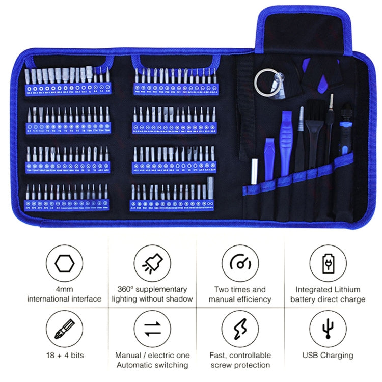 Set cacciaviti magnetici di precisione 126 in 1 per Apple - immagine 2