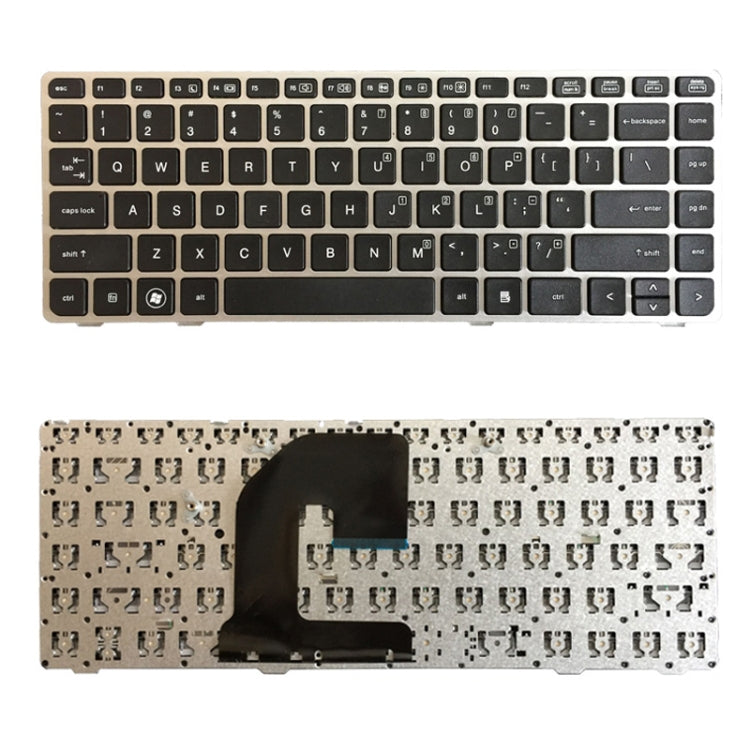 Tastiera USA HP EliteBook 8470B con cornice argento