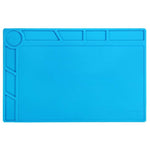 BEST-S-120 Stazione di saldatura BGA resistente al calore Pistola termica in silicone Cuscinetto isolante Strumenti di riparazione Piattaforma di manutenzione Tappetino da scrivania, BEST-S-120