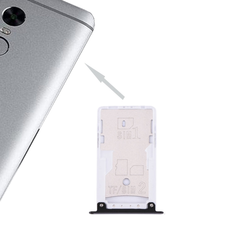 Vassoio SIM e Micro SD di ricambio per Xiaomi Redmi Note 4X - immagine 7