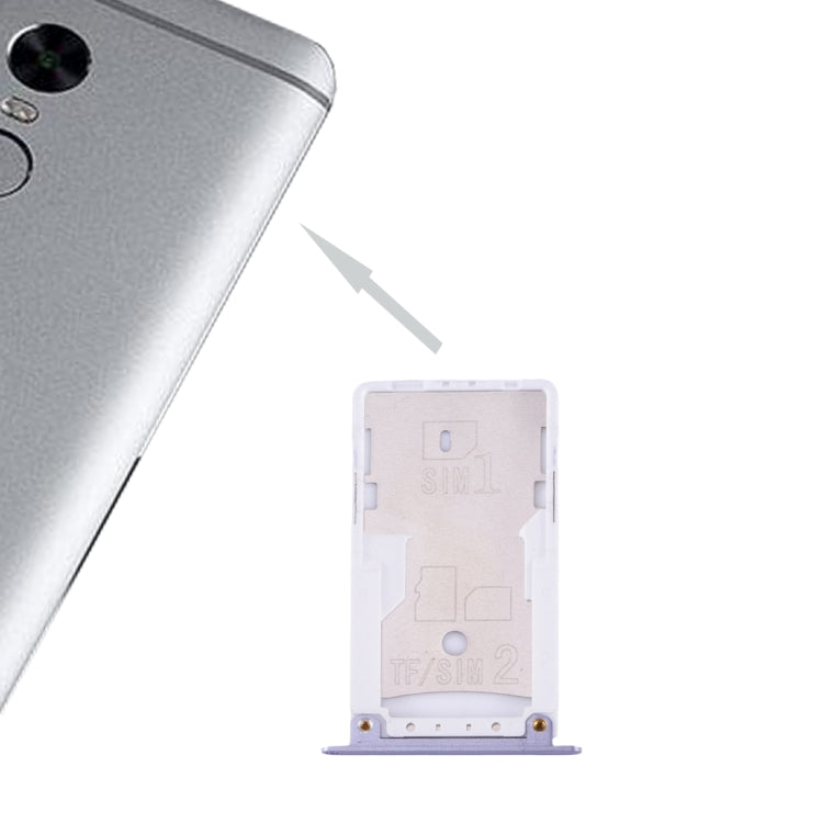 Vassoio SIM e Micro SD di ricambio per Xiaomi Redmi Note 4X - immagine 6