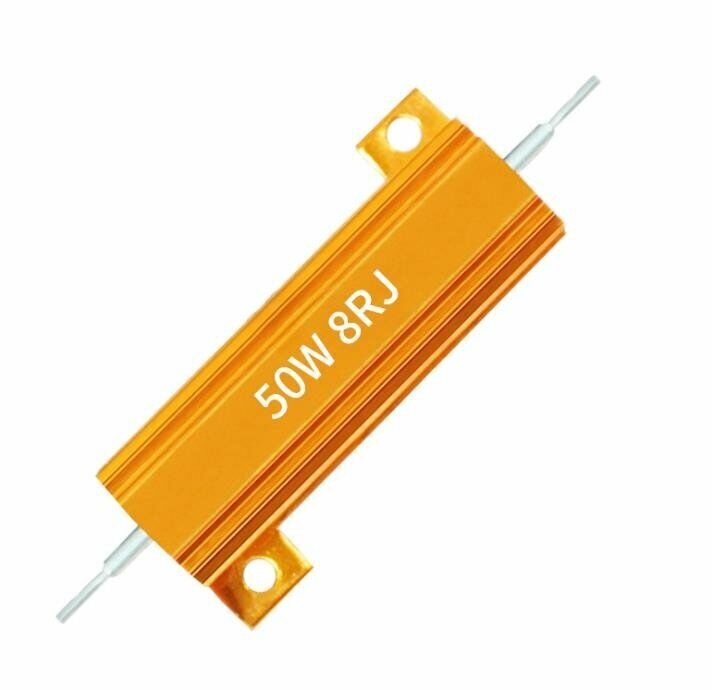 Resistenza in alluminio 50W 5% 8RJ RX24 SP435