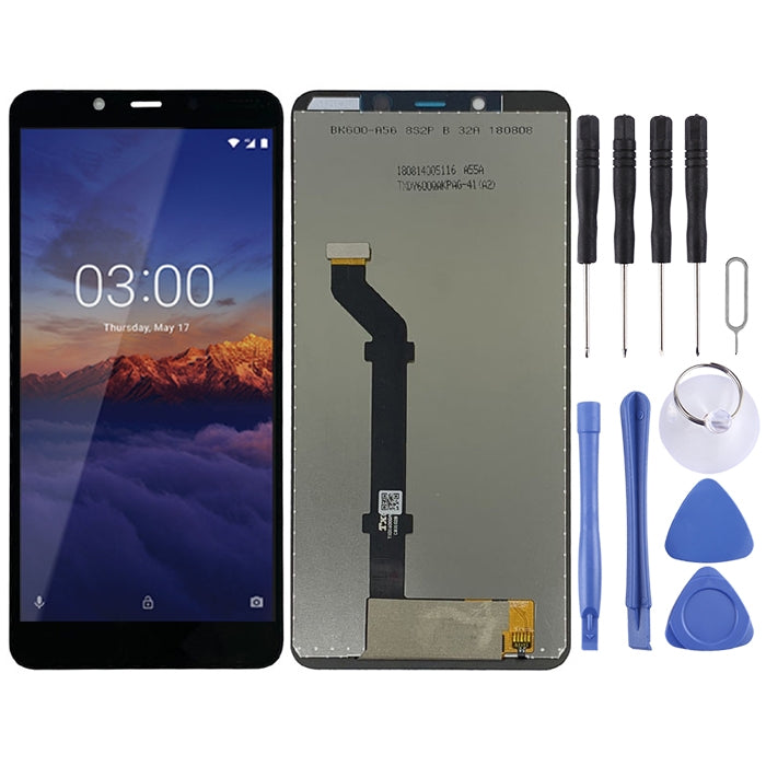 Display LCD e digitalizzatore touch per Nokia 3.1 Plus