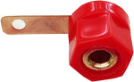 Connettore a banana rosso da panello foro 4mm