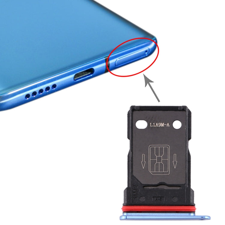 Vassoio SIM di ricambio per OnePlus 7T, blu o argento