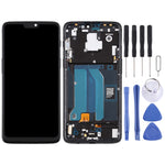Schermo LCD TFT con touch e cornice per OnePlus 6 - immagine 2
