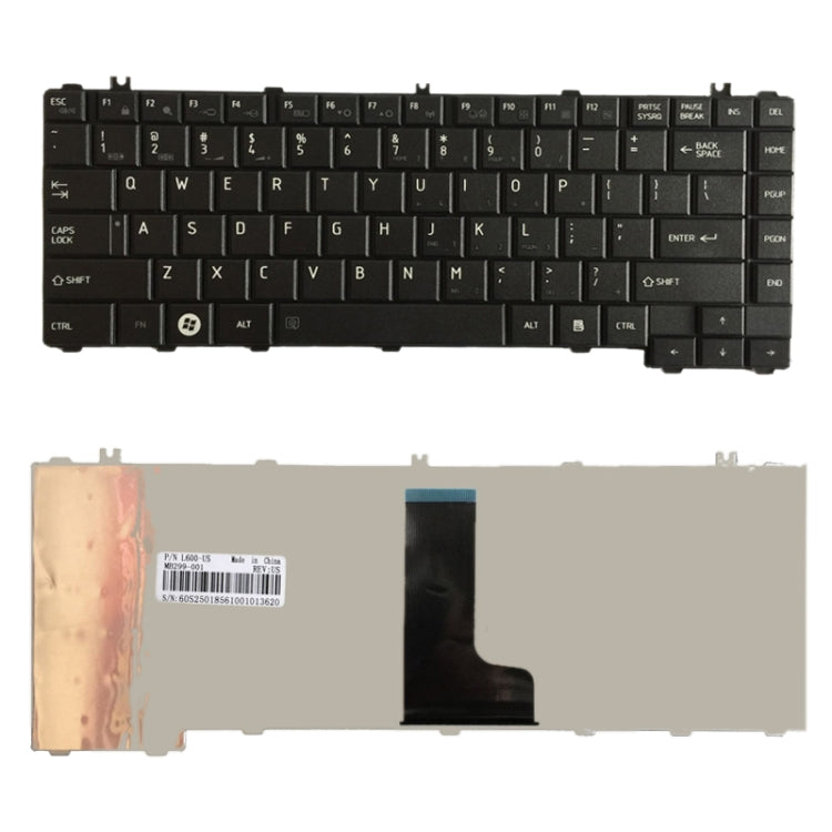 Tastiera di ricambio USA per Toshiba Satellite C600 e L600