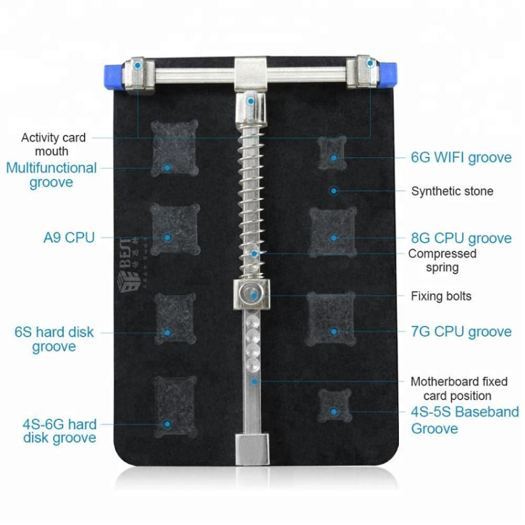 Stazione di lavoro PCB in acciaio inox per chip iPhone 6/6S - immagine 5