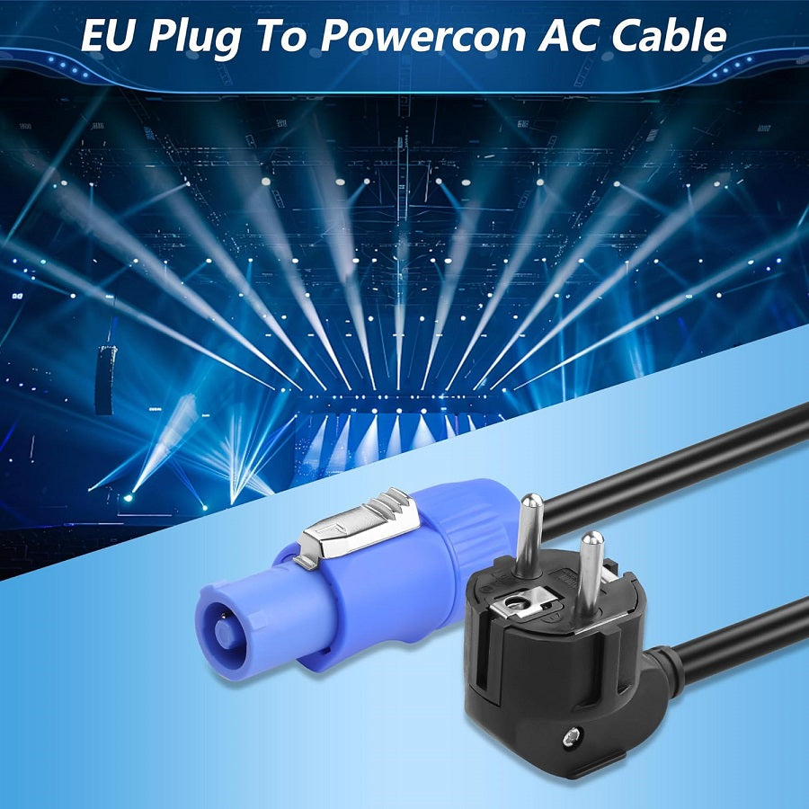 Cavo di alimentazione schuko a powercon tipo A 1,5 mm² 2m SP672