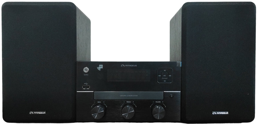 Sistema Hi-Fi con lettore CD USB Bluetooth e radio DAB 35W RMS
