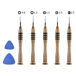 Set cacciaviti di precisione 7 in 1 con plettro per elettronica