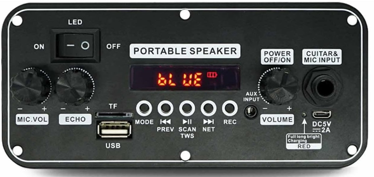 Modulo amplificatore per casse acustiche 2x10W con Bluetooth/USB/Scheda SD/Radio FM SP853