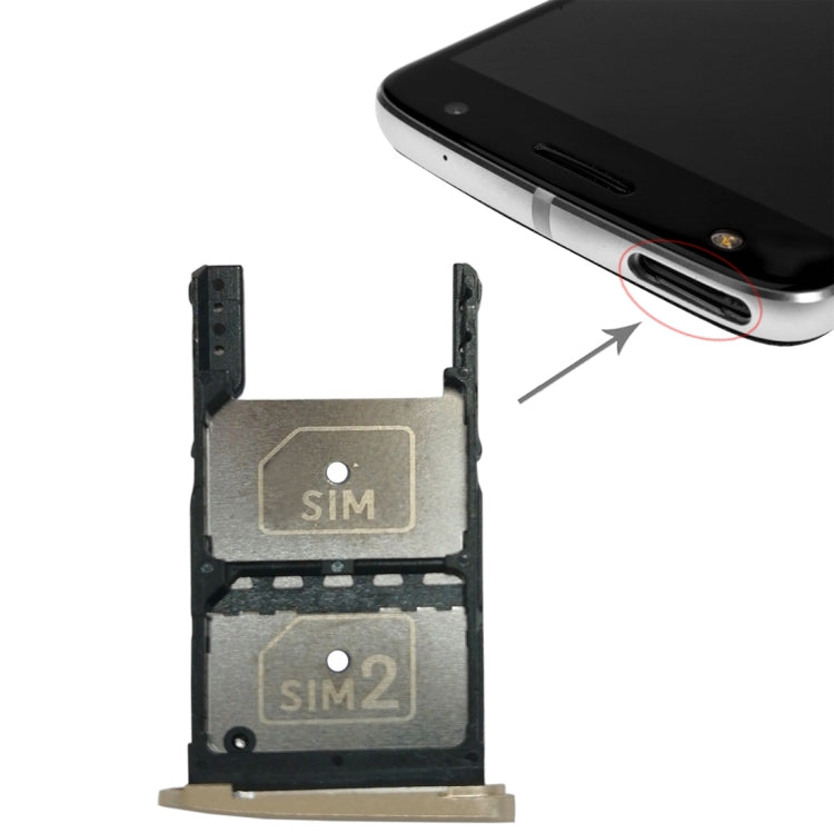 Vassoio SIM e MicroSD per Motorola Moto Z Play, ricambio - immagine 7