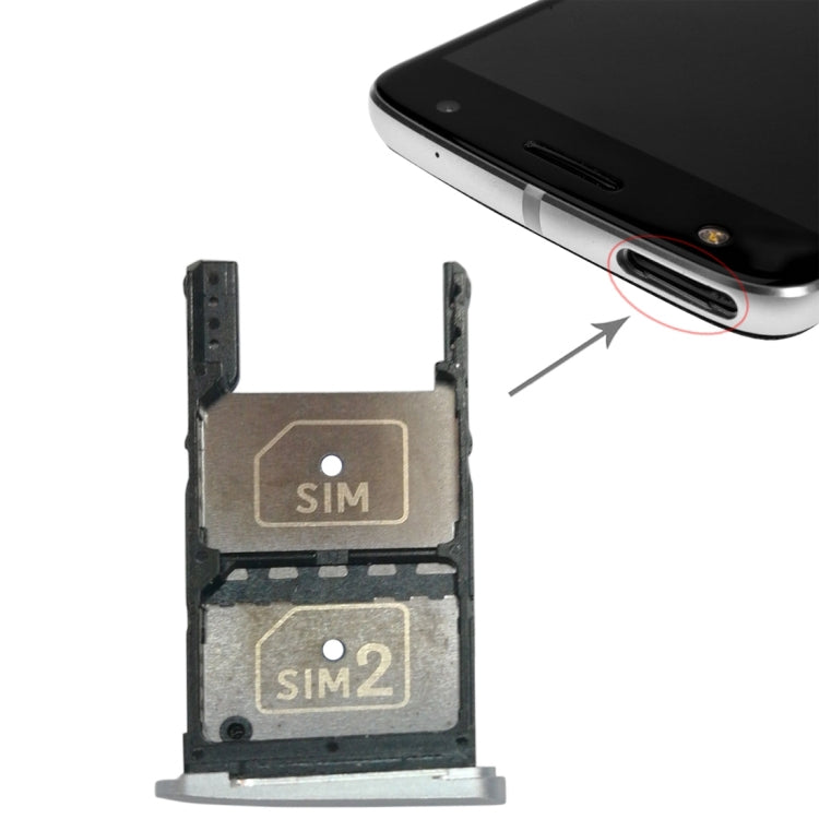 Vassoio SIM e MicroSD per Motorola Moto Z Play, ricambio