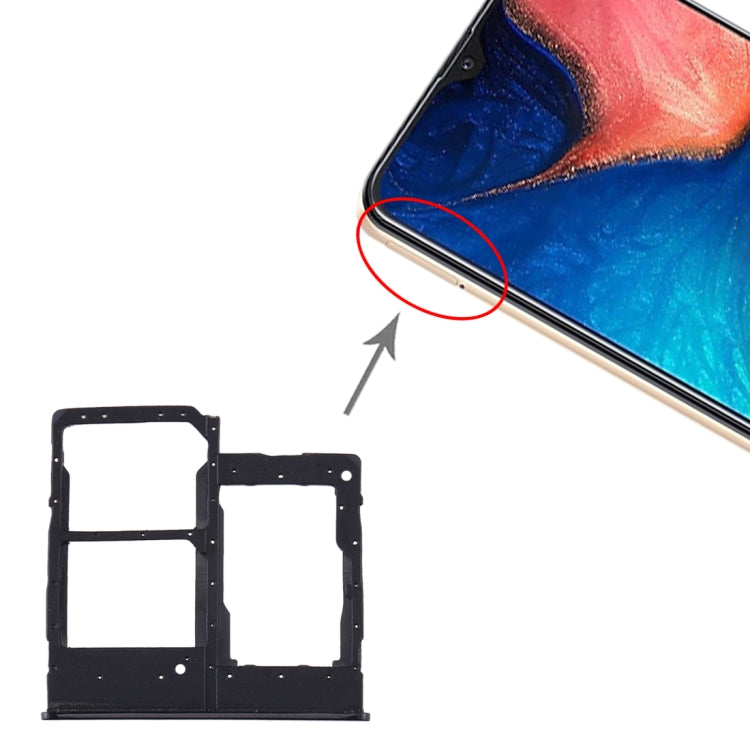Vassoio SIM e microSD di ricambio per Samsung Galaxy A20e - immagine 5