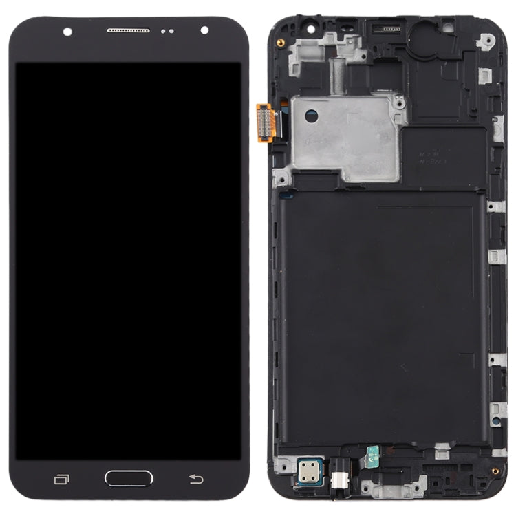 Schermo LCD in materiale TFT e digitalizzatore assemblaggio completo con cornice per Galaxy J7 (2015) / J700F, For Galaxy J7 (2015) (TFT Material), For Galaxy J7 (2015) with Frame,TFT